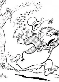 Berenstain Bears de colorat