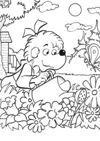 Fisă de colorat cu Berenstain bears de colorat p12
