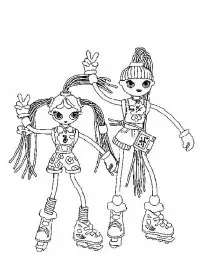 Fisă de colorat cu Betty spaghetti de colorat p02