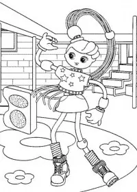 Fisă de colorat cu Betty spaghetti de colorat p03