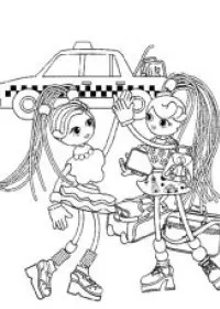 Fisă de colorat cu Betty spaghetti de colorat p06