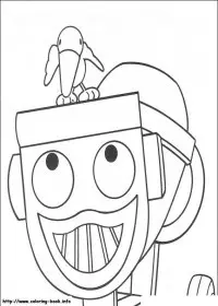 Fisă de colorat cu Bob The Builder p39