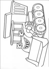 Fisă de colorat cu Bob The Builder p40