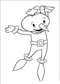 Fisă de colorat cu Bob The Builder p42