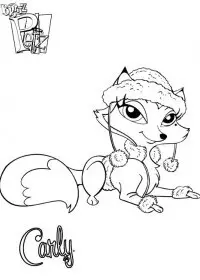 Fisă de colorat cu Bratz de colorat p23