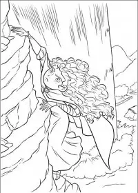 Fisă de colorat cu Brave de colorat p11