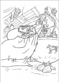 Fisă de colorat cu Brave de colorat p41