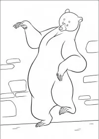 Fisă de colorat cu Brave de colorat p47