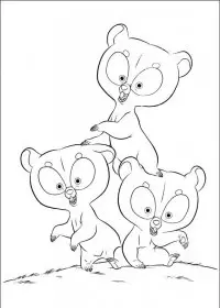 Fisă de colorat cu Brave de colorat p72