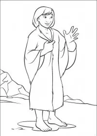 Fisă de colorat cu Brother bear de colorat p22