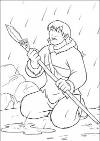 Fisă de colorat cu Brother bear de colorat p46