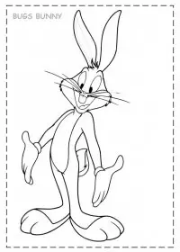 Bugs Bunny de colorat