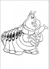 Fisă de colorat cu Bugs life de colorat p05