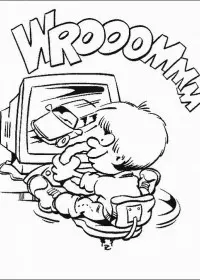 Fisă de colorat cu Calculatoare de colorat p15