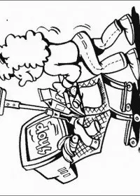 Fisă de colorat cu Calculatoare de colorat p20