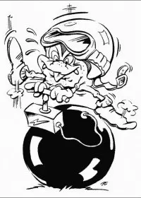 Fisă de colorat cu Calculatoare de colorat p22