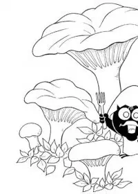 Fisă de colorat cu Calimero de colorat p06