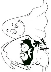 Fisă de colorat cu Calimero de colorat p07