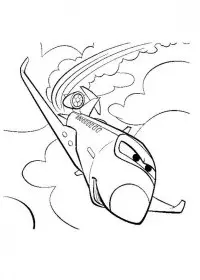 Fisă de colorat cu Cars de colorat p28