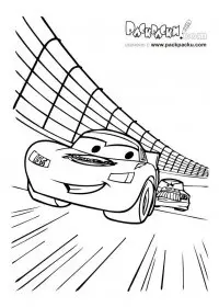 Fisă de colorat cu Cars de colorat p47