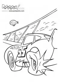 Fisă de colorat cu Cars de colorat p49