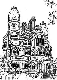 Fisă de colorat cu Casper de colorat p10