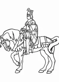 Fisă de colorat cu Castele de colorat p11