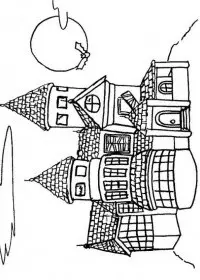 Fisă de colorat cu Castele de colorat p26