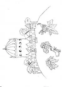 Fisă de colorat cu Castele de colorat p29