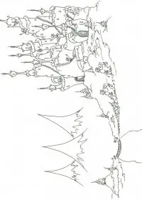 Fisă de colorat cu Castele de colorat p33