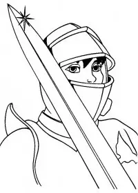 Fisă de colorat cu Cavaleri de colorat p20