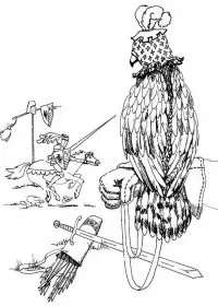 Fisă de colorat cu Cavaleri de colorat p22