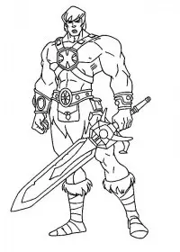 Fisă de colorat cu Cavaleri de colorat p34