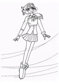 Fisă de colorat cu Cavalerul magic rayearth de colorat p16