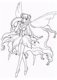 Fisă de colorat cu Cavalerul magic rayearth de colorat p26