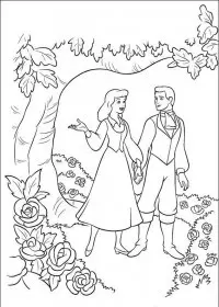 Fisă de colorat cu Cenusareasa de colorat p15