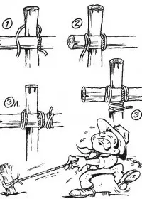 Fisă de colorat cu Cercetasi de colorat p18