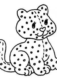 Fisă de colorat cu Charlotta cu capsuni de colorat p42