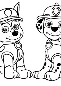 Patrula Cățelușilor de colorat p15