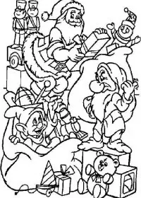 Christmas Disney de colorat