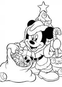 Fisă de colorat cu Christmas disney de colorat p12