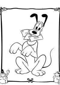 Fisă de colorat cu Christmas disney de colorat p15
