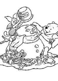 Fisă de colorat cu Christmas disney de colorat p18