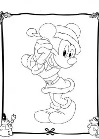 Fisă de colorat cu Christmas disney de colorat p21