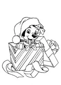 Fisă de colorat cu Christmas disney de colorat p28