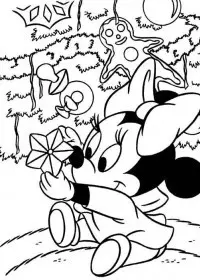 Fisă de colorat cu Christmas disney de colorat p31