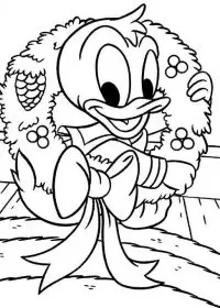 Fisă de colorat cu Christmas disney de colorat p35