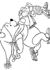 Fisă de colorat cu Christmas disney de colorat p39