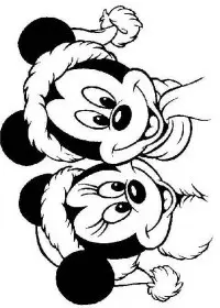 Fisă de colorat cu Christmas disney de colorat p40