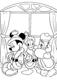 Fisă de colorat cu Christmas disney de colorat p42